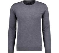 RAGMAN - Merino-Strickpullover, Rundhals anthrazit - Gr. - XL