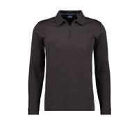 RAGMAN Herren Softknit-Poloshirt Langarm mit Zip XL, Mokka-083