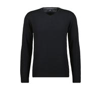 RAGMAN Herren Strickpullover mit V-Ausschnitt, Baumwolle/Kaschmir Schwarz-009, XL