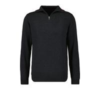 RAGMAN Herren Strickpullover mit Stehkragen und Zip Anthrazit-019, XL
