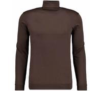 RAGMAN - Pima-Rollkragen-Shirt mit Bund Braun - Gr. - 3XL