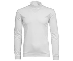 RAGMAN - Pima-Rollkragen-Shirt mit Bund Weiss - Gr. - S