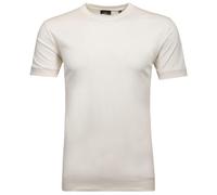 T-Shirt RAGMAN, Herren, Gr. S, beige (ecru), Baumwolle, casual, regular fit, Rundhals, Kurzarm, Shirts (97854706-S) ecru