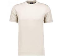 RAGMAN - Pima T-Shirt Rundhals mit Bündchen hell-beige - Gr. - S