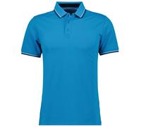 Poloshirt RAGMAN, Herren, Gr. L, wasserblau, 732, Baumwollmischung, casual, regular fit, hoch geschlossener Ausschnitt, Kurzarm, Shirts (81958766-L) wasserblau, 732