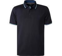RAGMAN Polo-Shirt Herren Regular Fit Kurzarm Baumwoll-Piqué blau, XXL