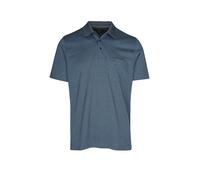 RAGMAN Herren Softknit-Polo Fishnet Marine-070, S