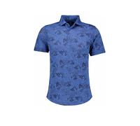 RAGMAN Softknit Regular Fit Poloshirt Kurzarm blau
