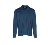 Ragman Herren Softknit-Polo Langarm, Dunkelblau, XXL