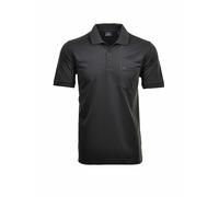 RAGMAN Herren RAGMAN Kurzarm Softknit Poloshirt Large, Anthrazit-019