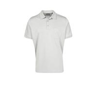 RAGMAN Herren RAGMAN Kurzarm Softknit Poloshirt Medium, Silbergrau-021
