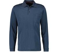 RAGMAN Herren Poloshirt Langarm Marine-070, M