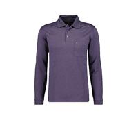 Poloshirt RAGMAN, Herren, Gr. L, lila (violett), Baumwollmischung, regular fit, ohne Ausschnitt, Shirts (77887940-L) violett
