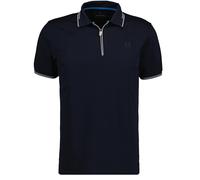 RAGMAN - Poloshirt mit Tipping, modern fit dunkelblau - Gr. - M