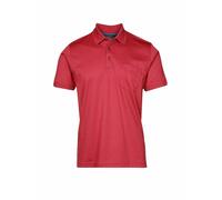 RAGMAN Herren RAGMAN Kurzarm Softknit Poloshirt Large, Beere-665