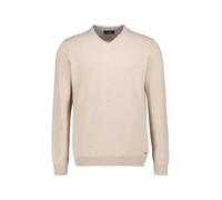 RAGMAN Pullover Herren Regular Fit V-Ausschnitt beige, XXL