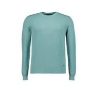 RAGMAN Pullover Herren Slim Fit Rundhals Baumwolle grün, M