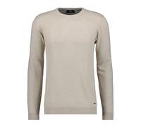 Rundhalspullover RAGMAN, Herren, Gr. 54, beige (beige, melange, 820), 95% Baumwolle 5% Cashmere, casual, Rundhals, Langarm, Pullover (86999261-XL) beige, melange, 820