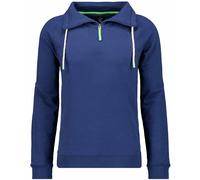 RAGMAN Regular Fit Troyer nachtblau, Strukturiert