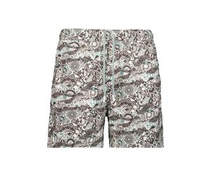 RAGMAN Regular Fit Badehose Blau/floral, Bedruckt