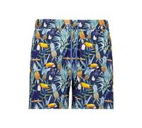 RAGMAN Regular Fit Badehose jeansblau, Bedruckt