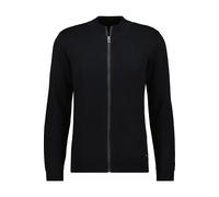 RAGMAN Herren Cardigan mit Stehkragen, Baumwolle/Kaschmir Schwarz-009, S