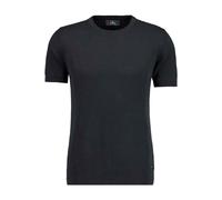 RAGMAN Regular Fit Halbarmpullover schwarz, Einfarbig