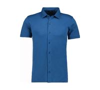 RAGMAN Regular Fit Hemd Kurzarm blau