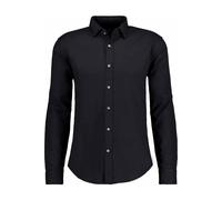 RAGMAN Regular Fit Hemd schwarz, Einfarbig