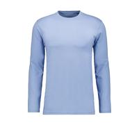 RAGMAN Regular Fit Longsleeve blau, Einfarbig