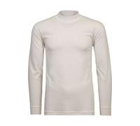 RAGMAN Regular Fit Longsleeve ecru, Einfarbig