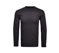 RAGMAN Herren Langarm-Shirt Rundhals L, Marine-070