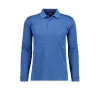 RAGMAN Regular Fit Longsleeve Poloshirt blau, Gestreift