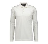 RAGMAN Regular Fit Longsleeve Poloshirt ecru, Einfarbig