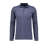 RAGMAN Regular Fit Longsleeve Poloshirt marine, Gestreift