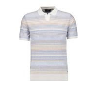 RAGMAN Regular Fit Poloshirt Kurzarm blau gestreift