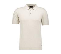 RAGMAN Herren Strick-Pullover Kurzarm, Polokragen Ecru-008, M