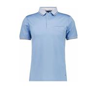 RAGMAN Regular Fit Poloshirt Kurzarm hellblau