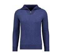 Rundhalspullover RAGMAN, Herren, Gr. 58, blau (marineblau), Strick, 95% Baumwolle 5% Kaschmir, ohne Ausschnitt, Pullover Rundhalspullover (11196828-XXXL) marineblau