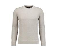 Rundhalspullover RAGMAN, Herren, Gr. 50, grau (taupe, 850), 95% Baumwolle 5% Kaschmir, ohne Ausschnitt, Pullover Rundhalspullover (62167867-M)