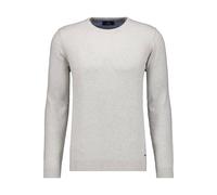 RAGMAN Herren Strickpullover Rundhals, Baumwolle/Kaschmir Hellgrau-013, M