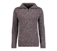 RAGMAN Regular Fit Pullover rot/grau, Melange