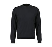 Rundhalspullover RAGMAN, Herren, Gr. 52, schwarz, 95% Baumwolle 5% Kaschmir, hoch geschlossener Ausschnitt, Pullover Rundhalspullover (81560914-L) schwarz