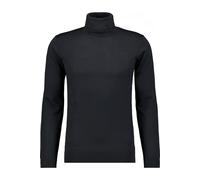 Rundhalspullover RAGMAN, Herren, Gr. 54, schwarz, Strick, 100% Wolle, ohne Ausschnitt, Pullover Rundhalspullover (54174019-XL) schwarz