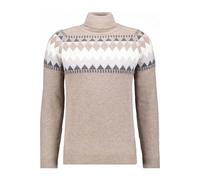 RAGMAN Regular Fit Rollkragenpullover braun, Jacquardmuster