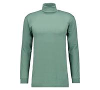 RAGMAN Regular Fit Rollkragenshirt grün, Einfarbig