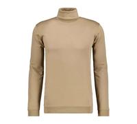 RAGMAN Regular Fit Rollkragenshirt hellbraun, Einfarbig