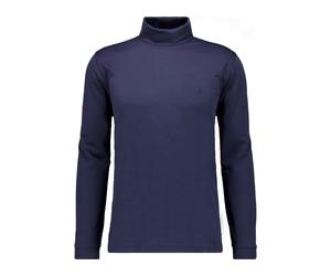 RAGMAN Regular Fit Rollkragenshirt marine, Einfarbig