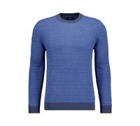 RAGMAN Regular Fit Strickpullover Rundhalsblau, Gestreift