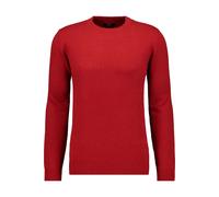 RAGMAN Regular Fit Strickpullover Rundhalsrot, Einfarbig